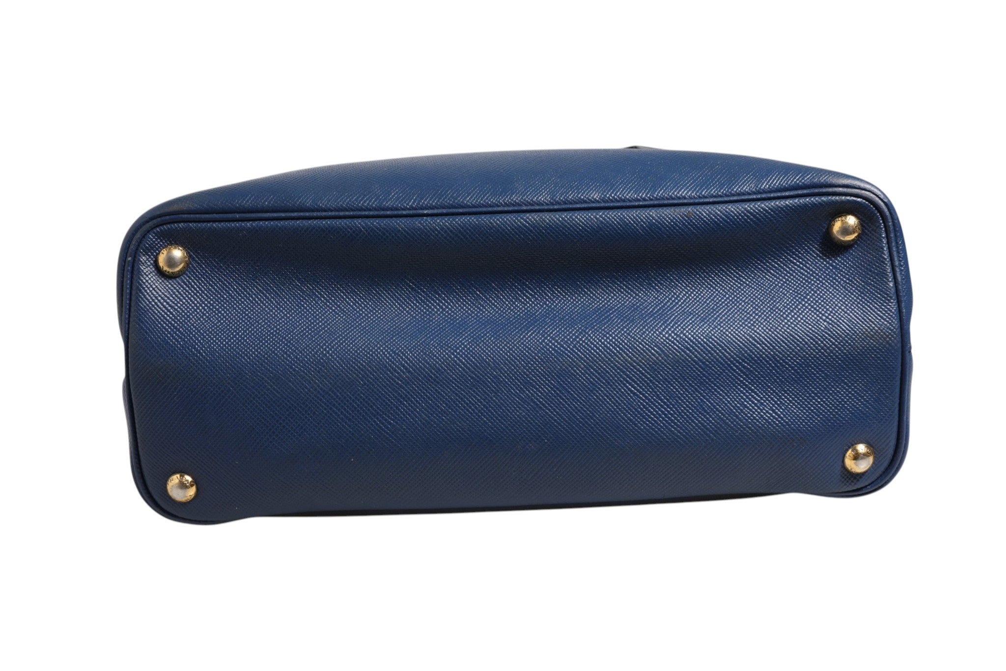Prada Blue Saffiano Leather 2way Women's Bag ( )