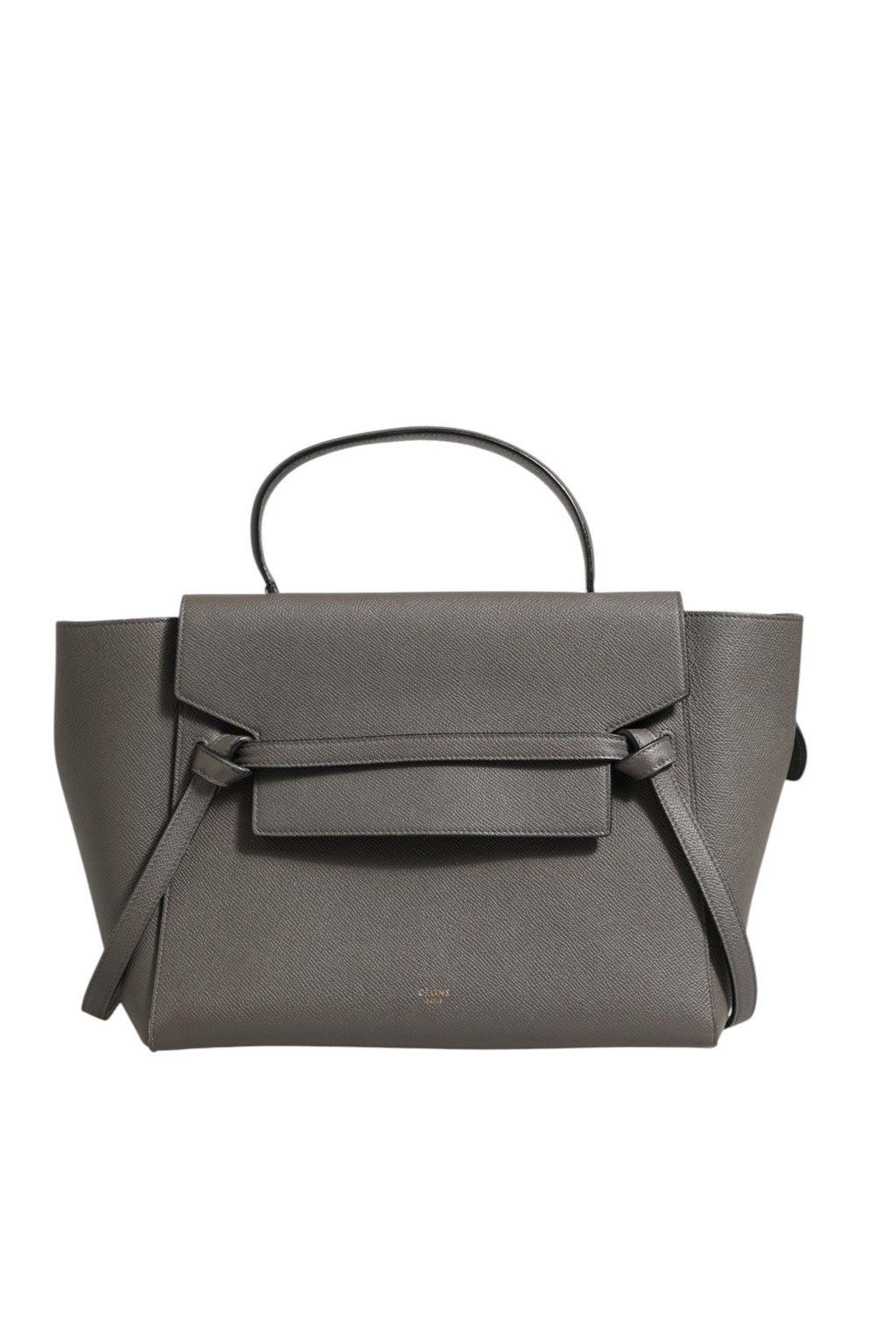 Celine Nano Belt Bag in Grained Calfskin Women's Grey ( )