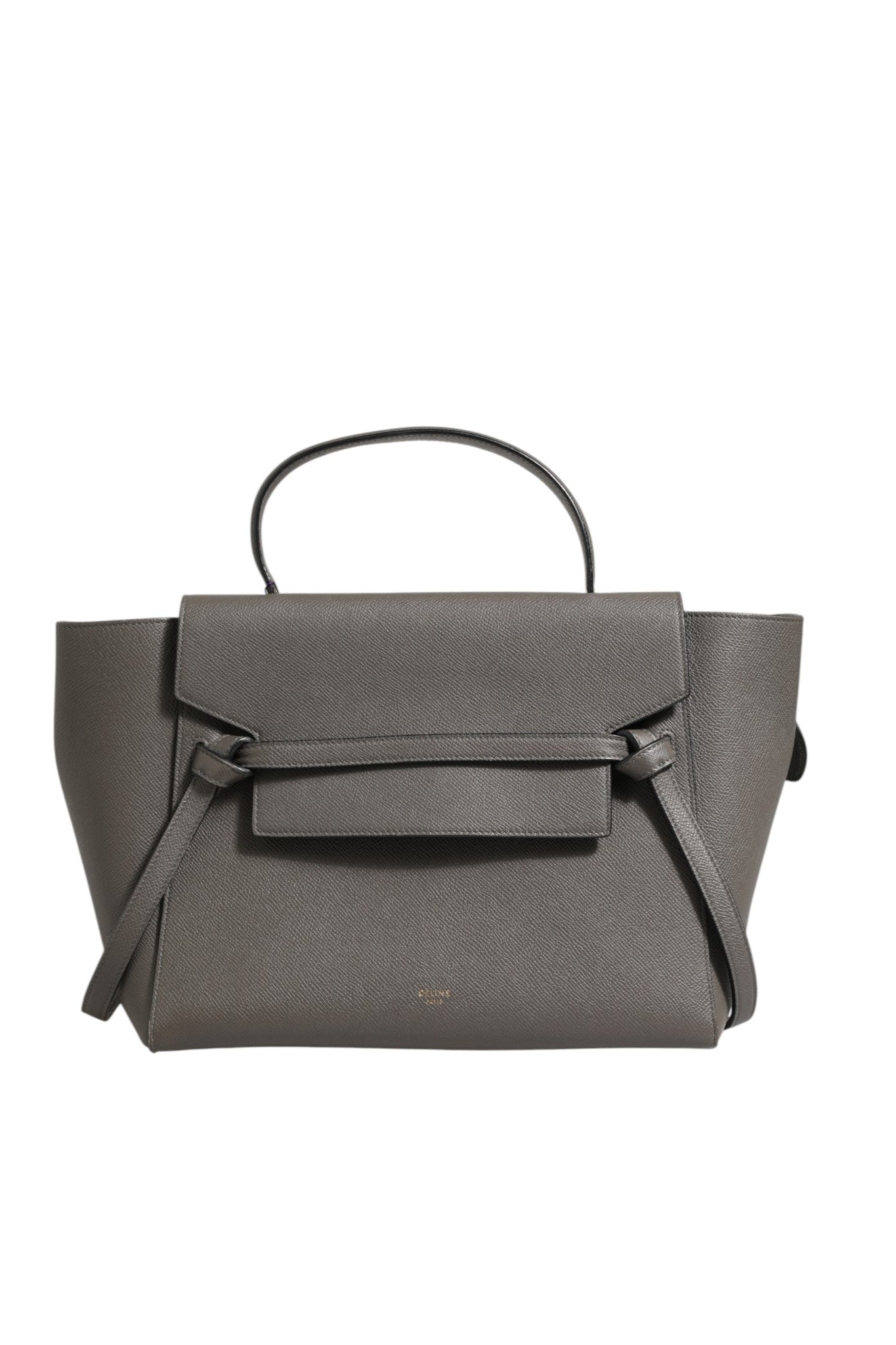 Celine Nano Belt Bag in Grained Calfskin Women's Grey ( )