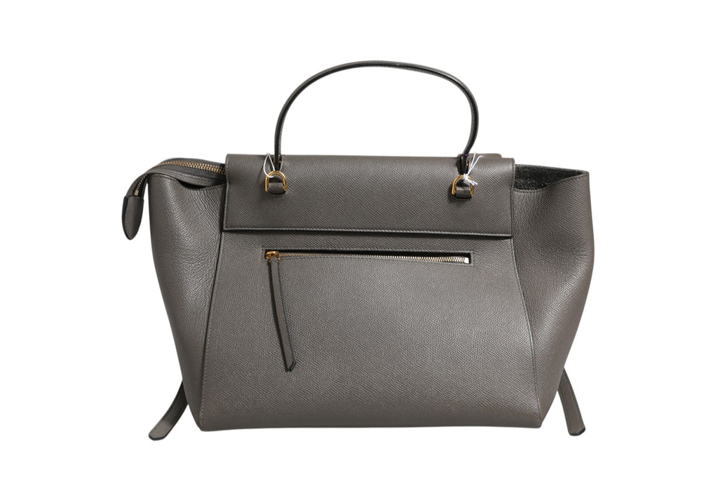 Celine Nano Belt Bag in Grained Calfskin Women's Grey ( )