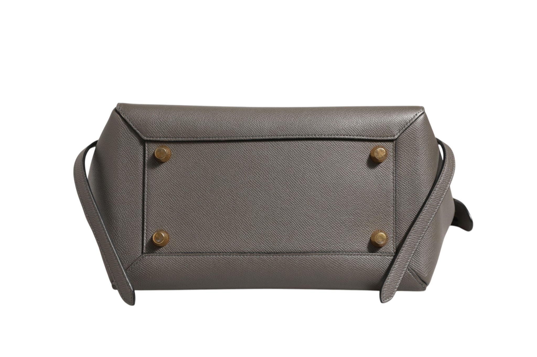 Celine Nano Belt Bag in Grained Calfskin Women's Grey ( )