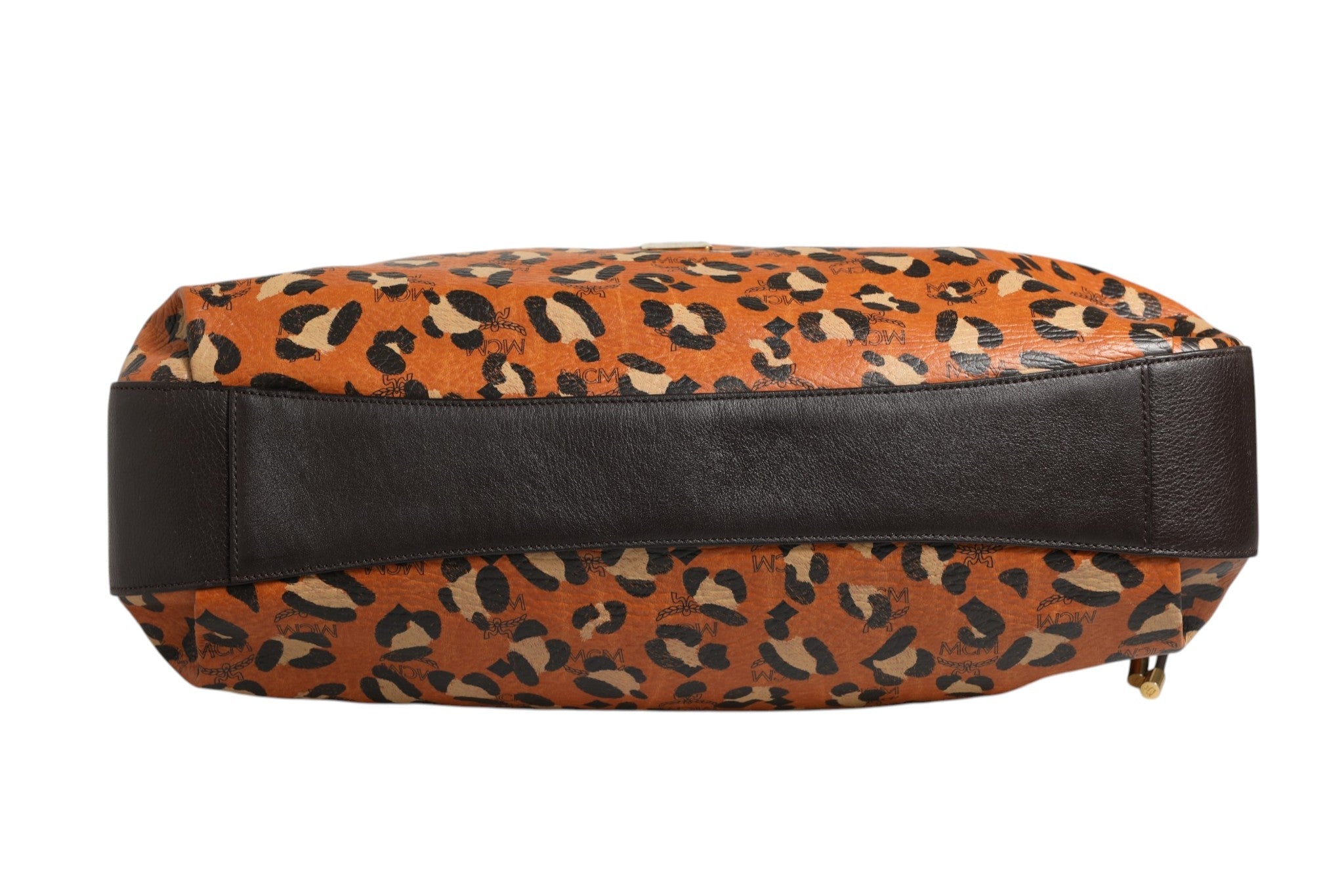 MCM Visetos Leopard Aren Medium Shopper Women's Tote ( )