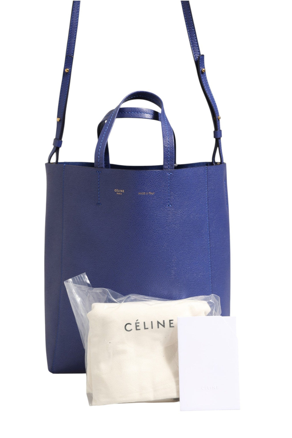 Celine Blue with Gold Tote Women's Bag ( )