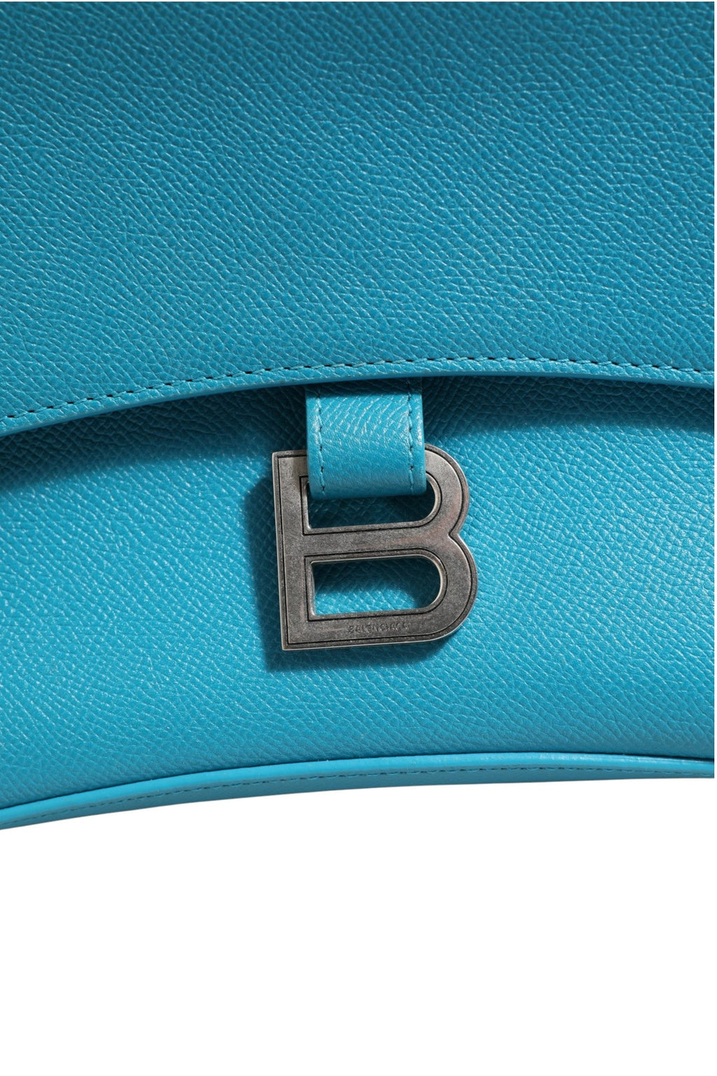 Balenciaga Calfskin S Downtown Blue Shoulder Women's Bag ( )