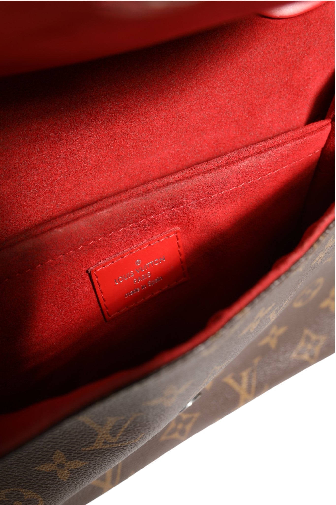 Louis Vuitton Saint Michel Monogram Epi Shoulder Bag Women's Coquelicot ( )