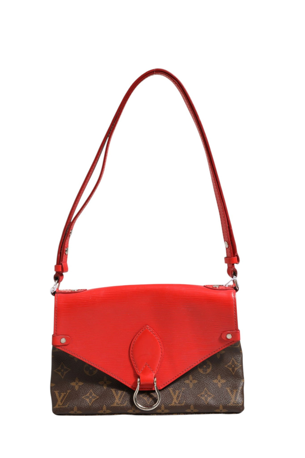 Louis Vuitton Saint Michel Monogram Epi Shoulder Bag Women's Coquelicot ( )