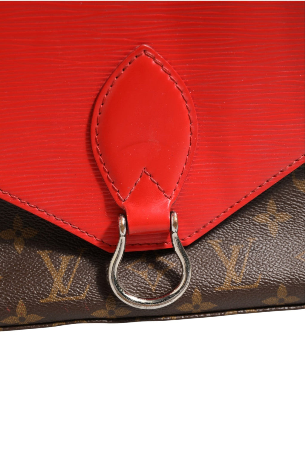 Louis Vuitton Saint Michel Monogram Epi Shoulder Bag Women's Coquelicot ( )