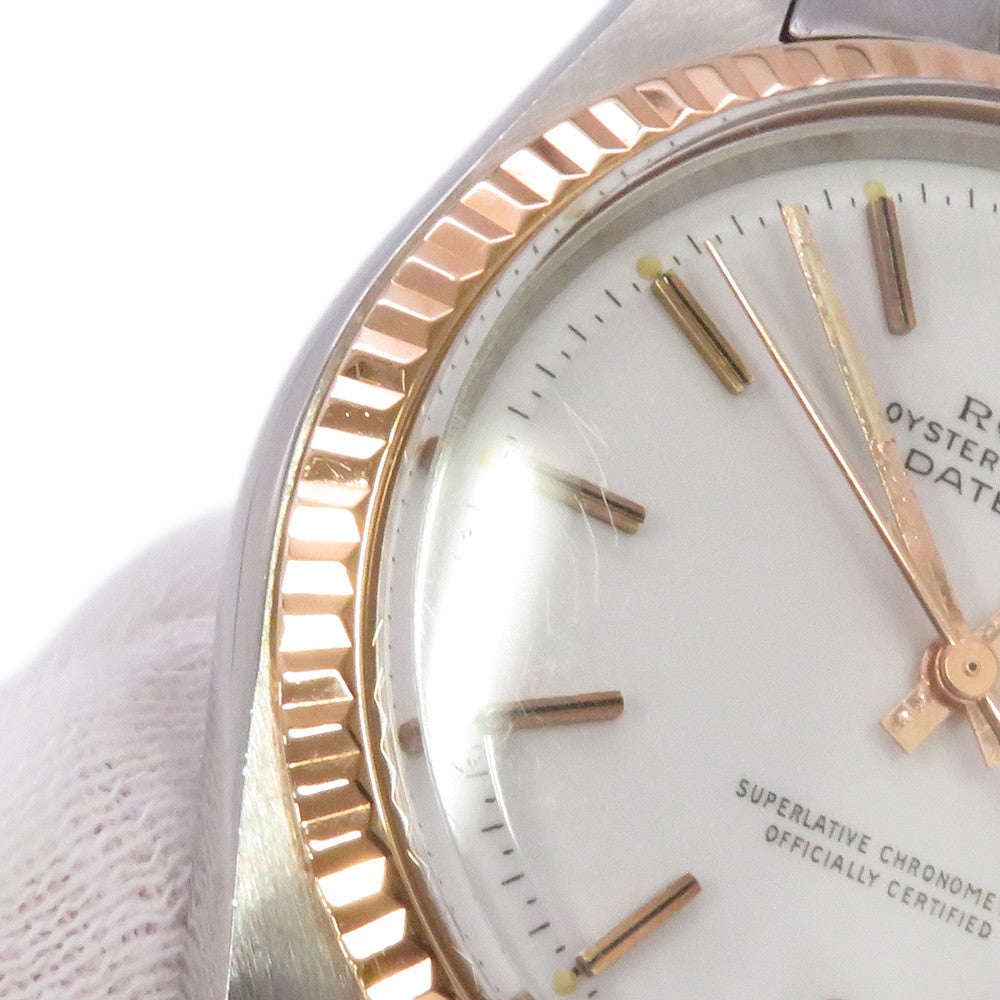 ROLEX Datejust W36mm Stainless Steel K18PG Gold Dial1601/5