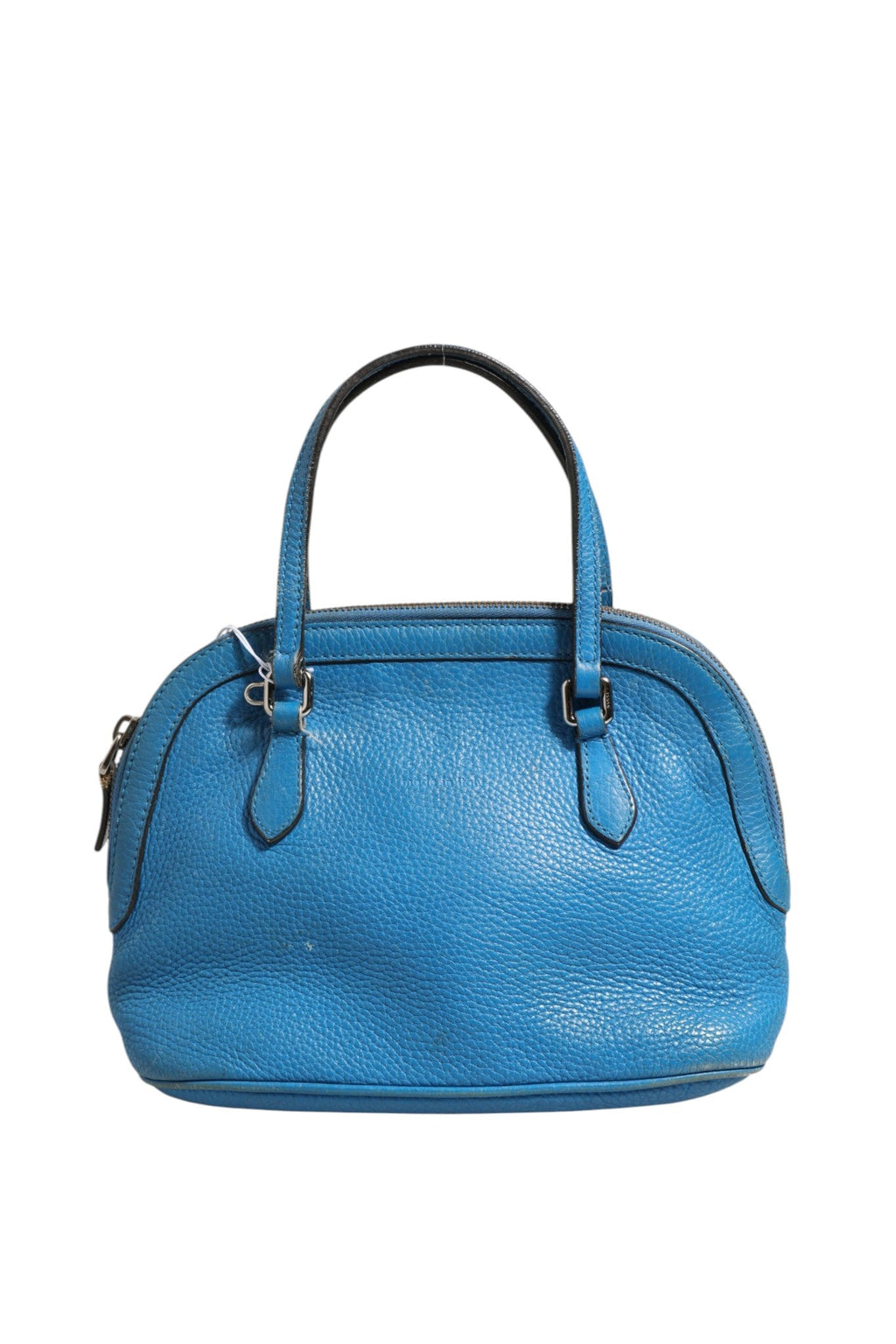 Gucci Blue Leather Dome Women's Handbag ( )
