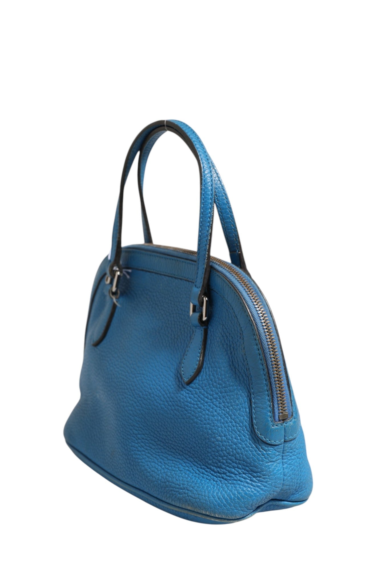 Gucci Blue Leather Dome Women's Handbag ( )