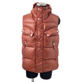 HERMES Down vest Size Chronomat 44 Rouge Basque Country Nylon Down Feather