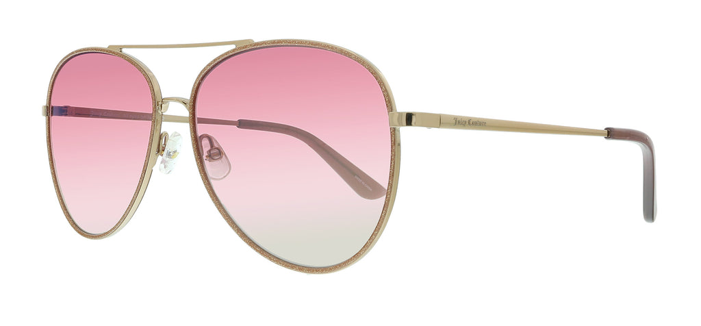 Juicy Couture Red Gold Aviator JU 599/S 2S 0AU2 Sunglasses