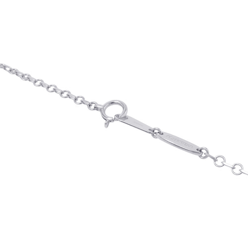 MONNICKENDAM Monnickendam 7 Motif Diamond Station Necklace 18K White Gold