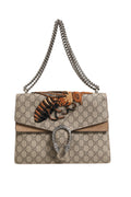 Gucci Supreme Monogram Bee Embroidered Shoulder Women's Bag ( )