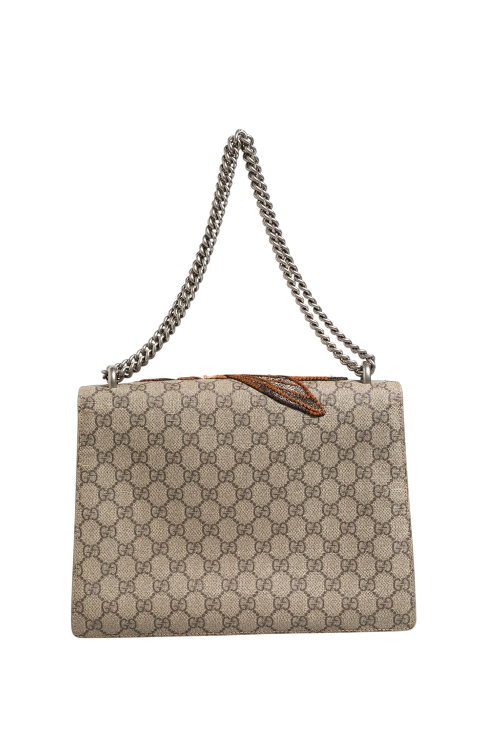 Gucci Supreme Monogram Bee Embroidered Shoulder Women's Bag ( )