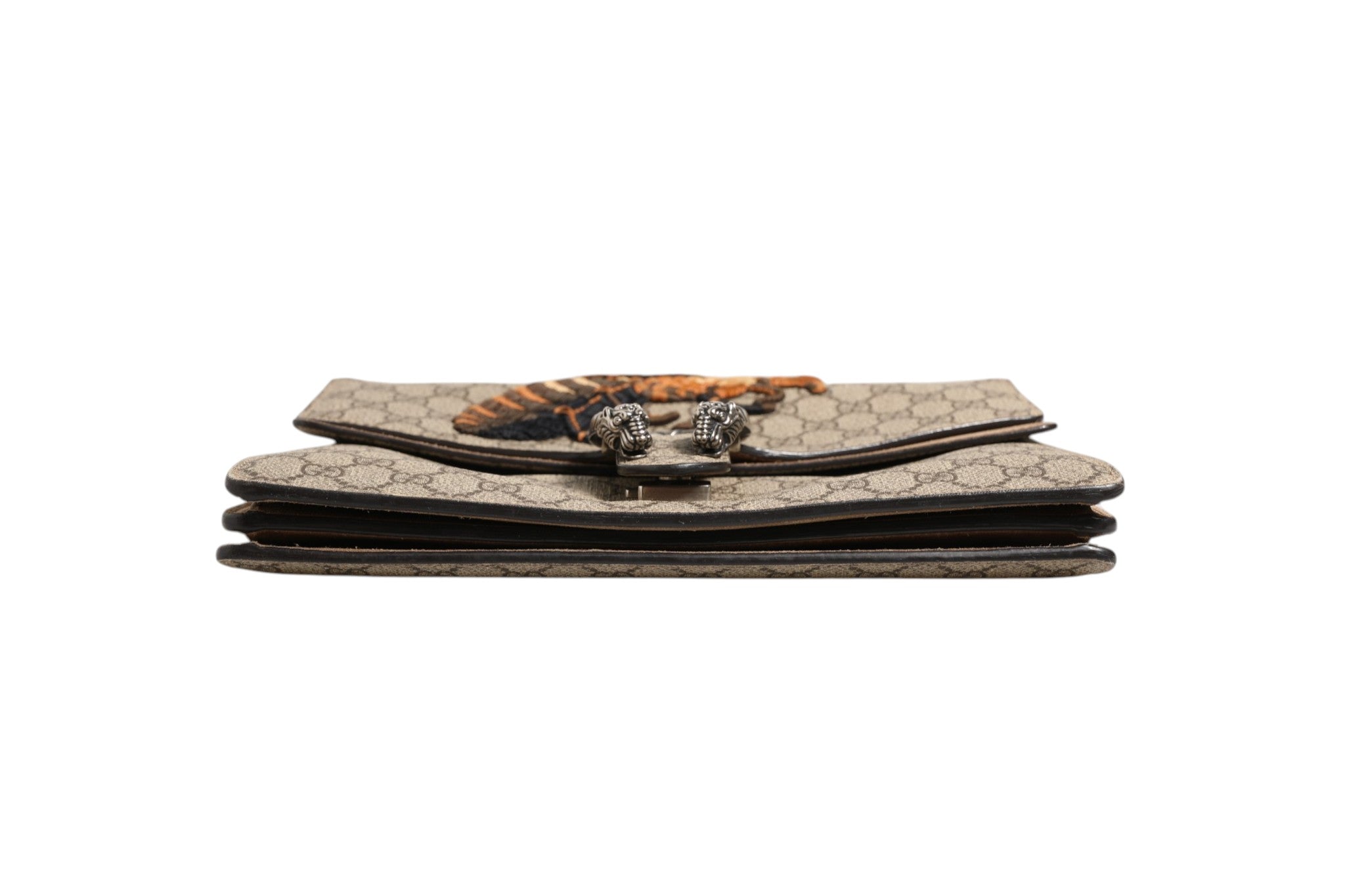 Gucci Supreme Monogram Bee Embroidered Shoulder Women's Bag ( )