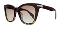 Rag & Bone Burgundy Havana Square RNB1029/G/S HA 0YDC Sunglasses