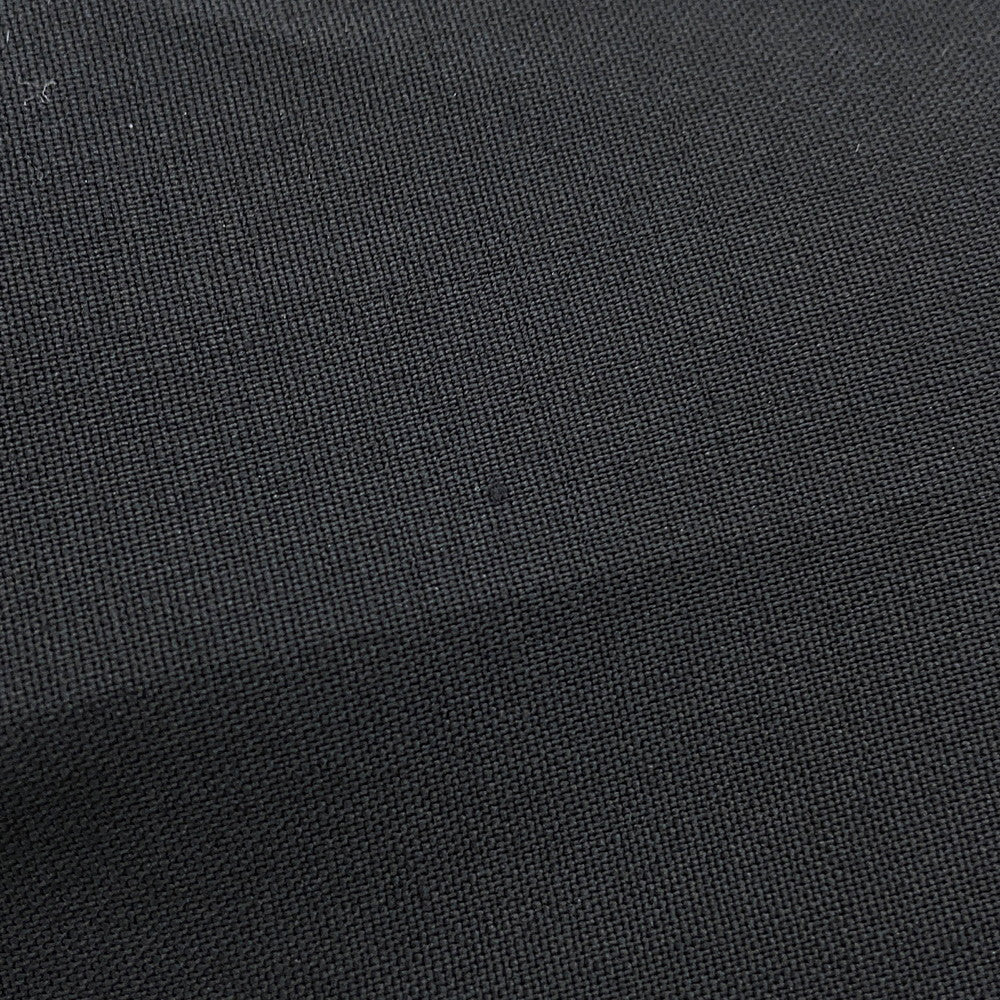 HERMES Double Button Wide Short Pants Size Chronomat 44 Black Wool 100%