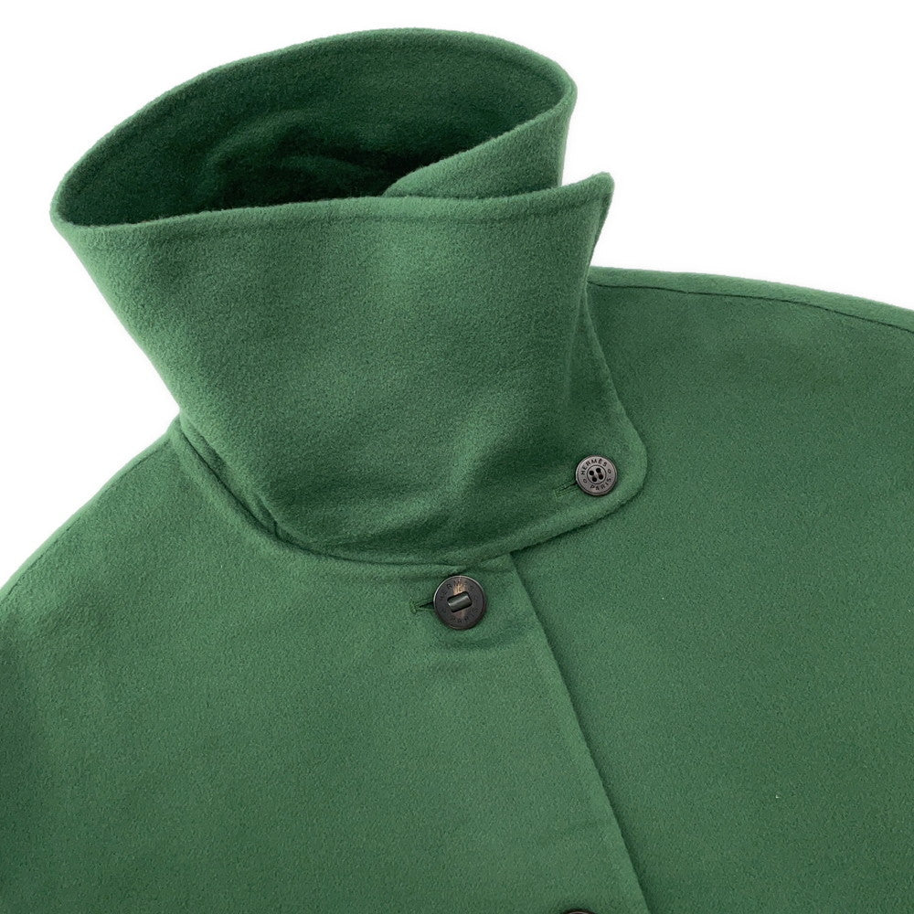 HERMES long vest Size 42 Green4H0101DA Cashmere100%