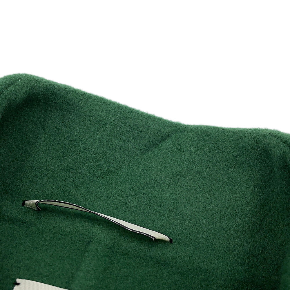 HERMES long vest Size 42 Green4H0101DA Cashmere100%