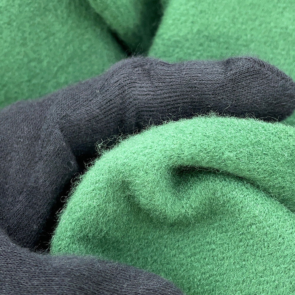 HERMES long vest Size 42 Green4H0101DA Cashmere100%