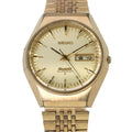 SEIKO Superior Day-Date W37mm Stainless Steel Champagne Gold Dial3883-7000