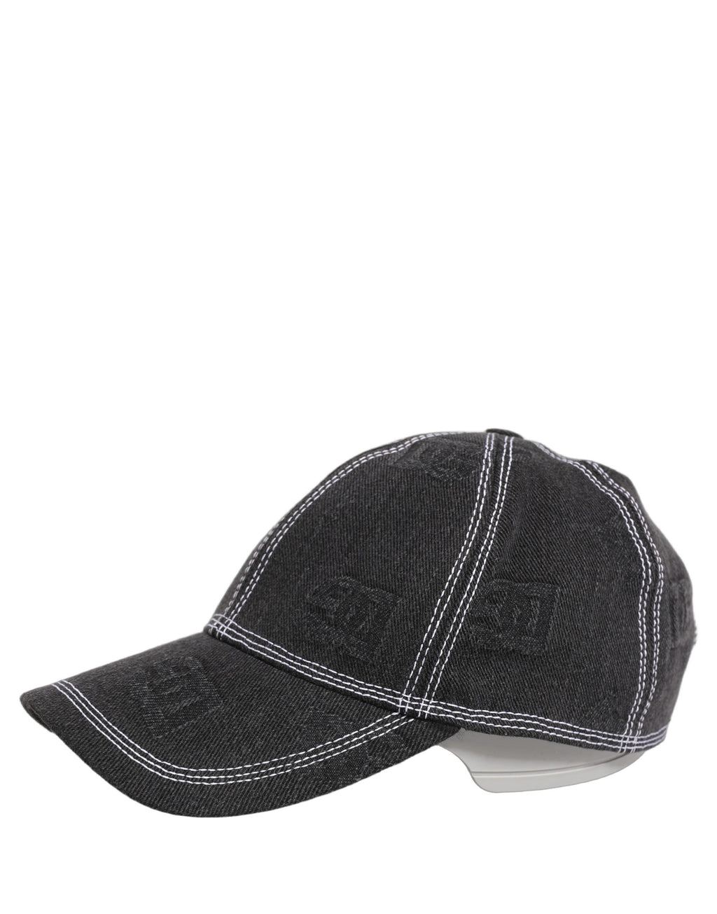 Dolce & Gabbana Men Black Cotton 6 Panel Baseball Capello Men's Hat