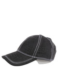 Dolce & Gabbana Men Black Cotton 6 Panel Baseball Capello Men's Hat