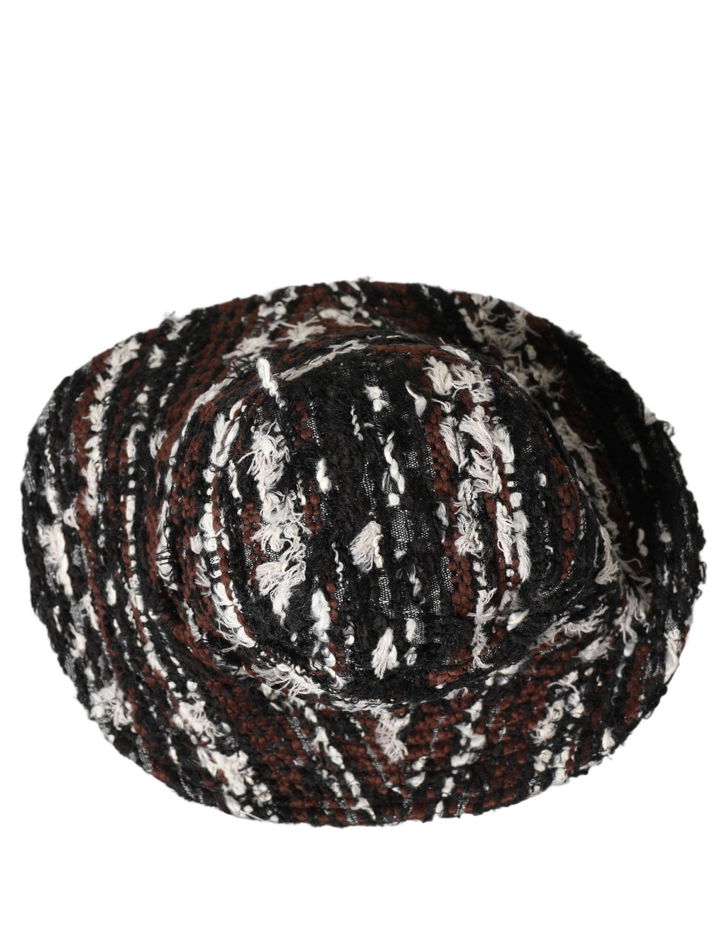 Dolce & Gabbana Women Multicolor Acrylic Tweed Bucket Capello Women's Hat