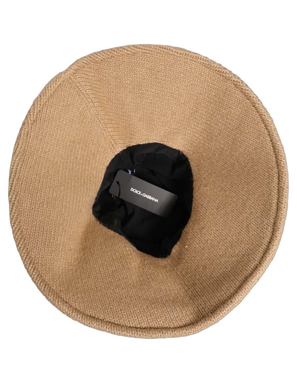 Dolce & Gabbana Women Brown Cotton Knit WideBrim Bucket Capello Women's Hat