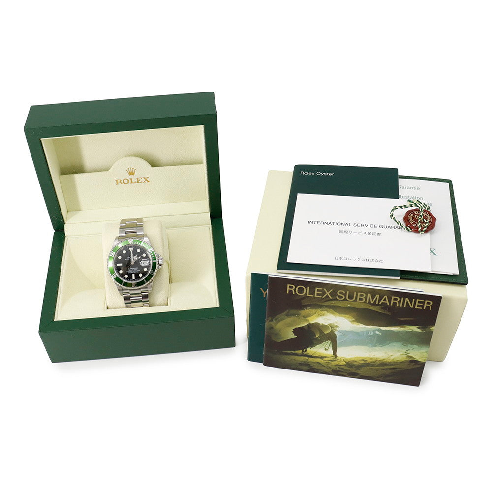 ROLEX Submariner Date W40mm Stainless Steel Black Dial16610LV