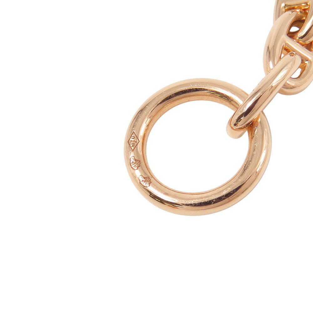 HERMES Chaine d'Ancre 62 frames Necklace Size TPM 18K Pink Gold