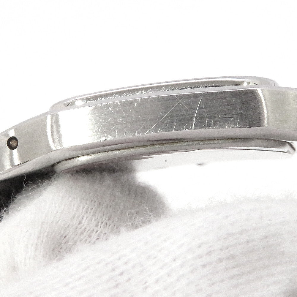 CARTIER Santos Garbe SM W34mmxH24mm Stainless Steel Ivory DialW20017D6