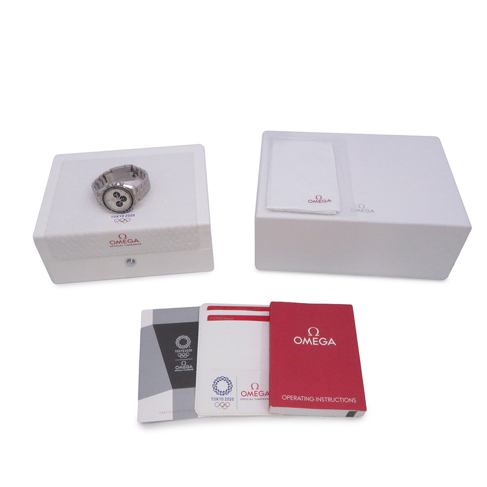 OMEGA Speedmaster Tokyo Olympics 2020 W42mm Stainless Steel Silver Dial522.30.42.30.04.001