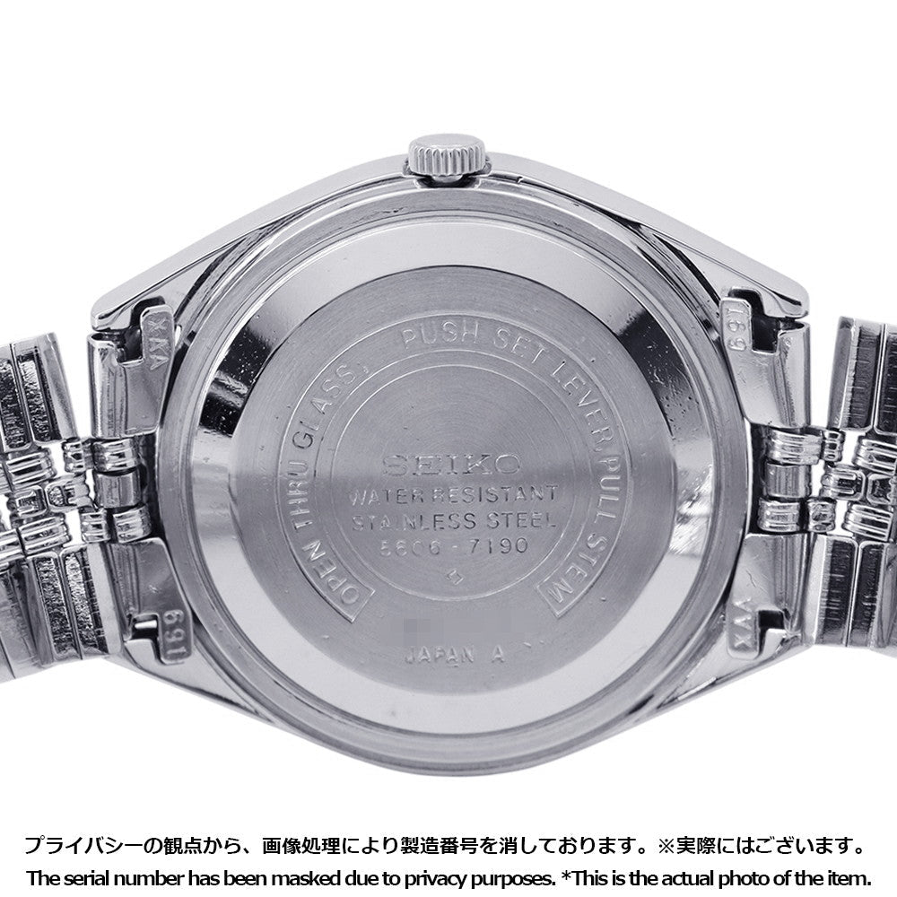 SEIKO Roadmatic W37mm Stainless Steel Blue Dial5606-7190