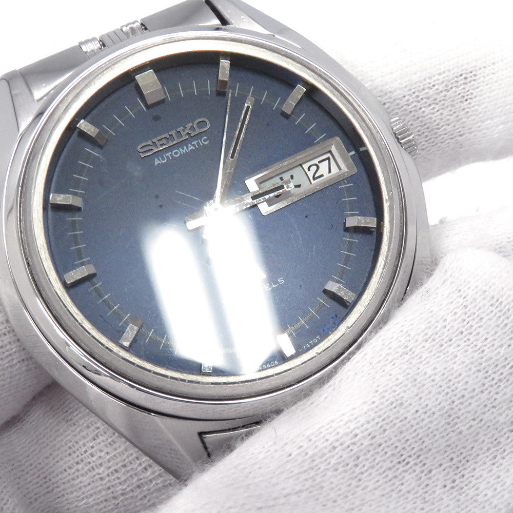 SEIKO Roadmatic W37mm Stainless Steel Blue Dial5606-7190