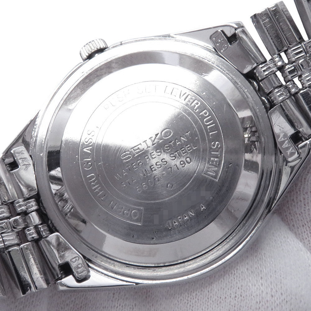 SEIKO Roadmatic W37mm Stainless Steel Blue Dial5606-7190