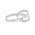 HERMES Crew de H Double Finger Ring Size 52/#12H125631B SV925