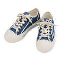 JIMMY CHOO FENIX Sneakers Blue/Ivory Canvas Rubber Size 35