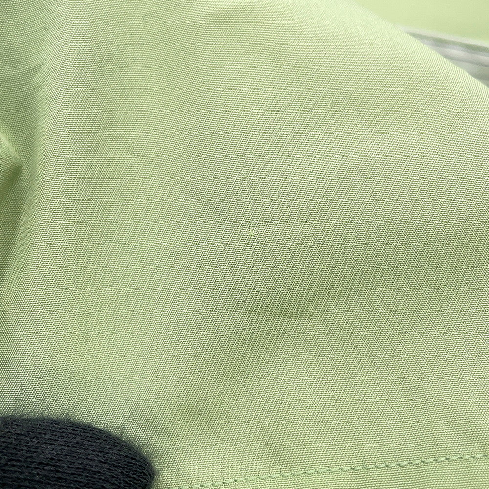 HERMES Pullover Shirt Size 39 Light Green Cotton100%
