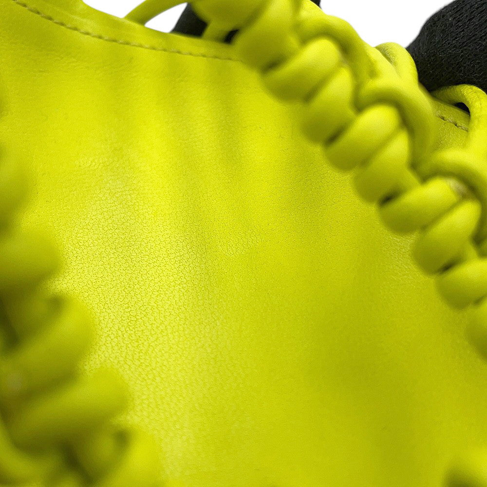Bottega Veneta Dot Lace-Up Sandals Lime696242 Leather Size 36