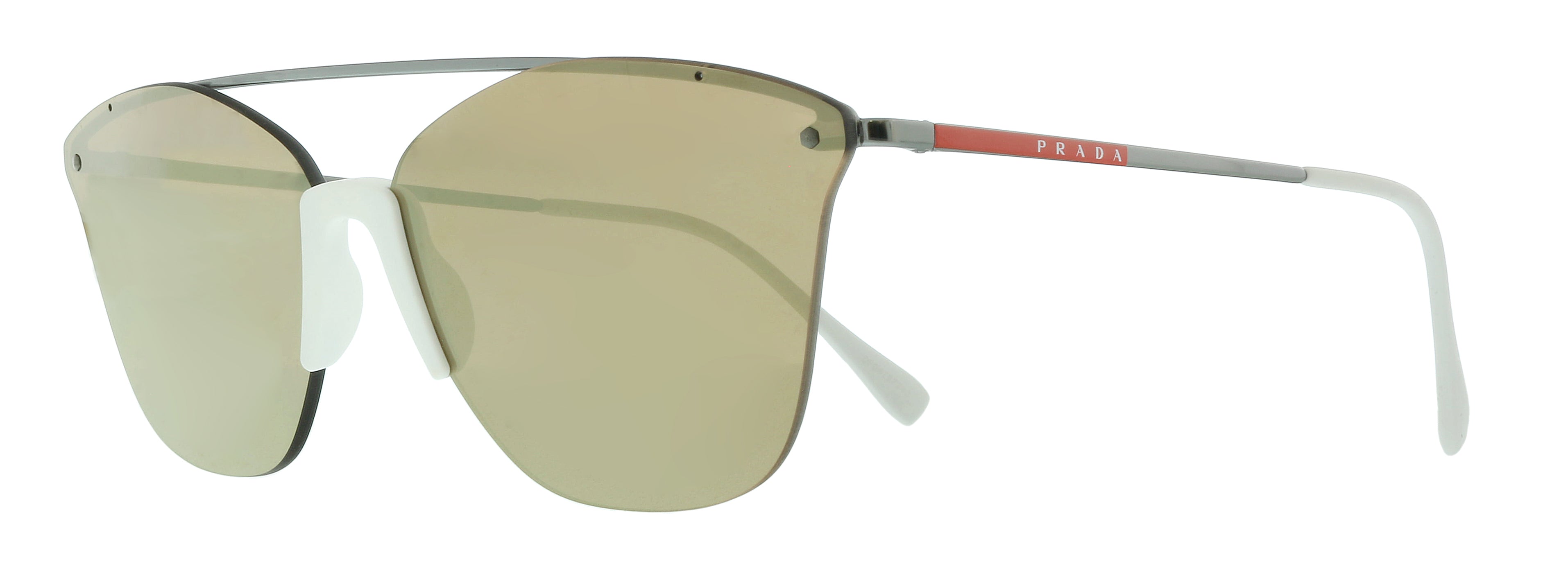 Prada Linea Rossa Ruthenium Square 0PS 52US 371HD0 Lifestyle Sunglasses