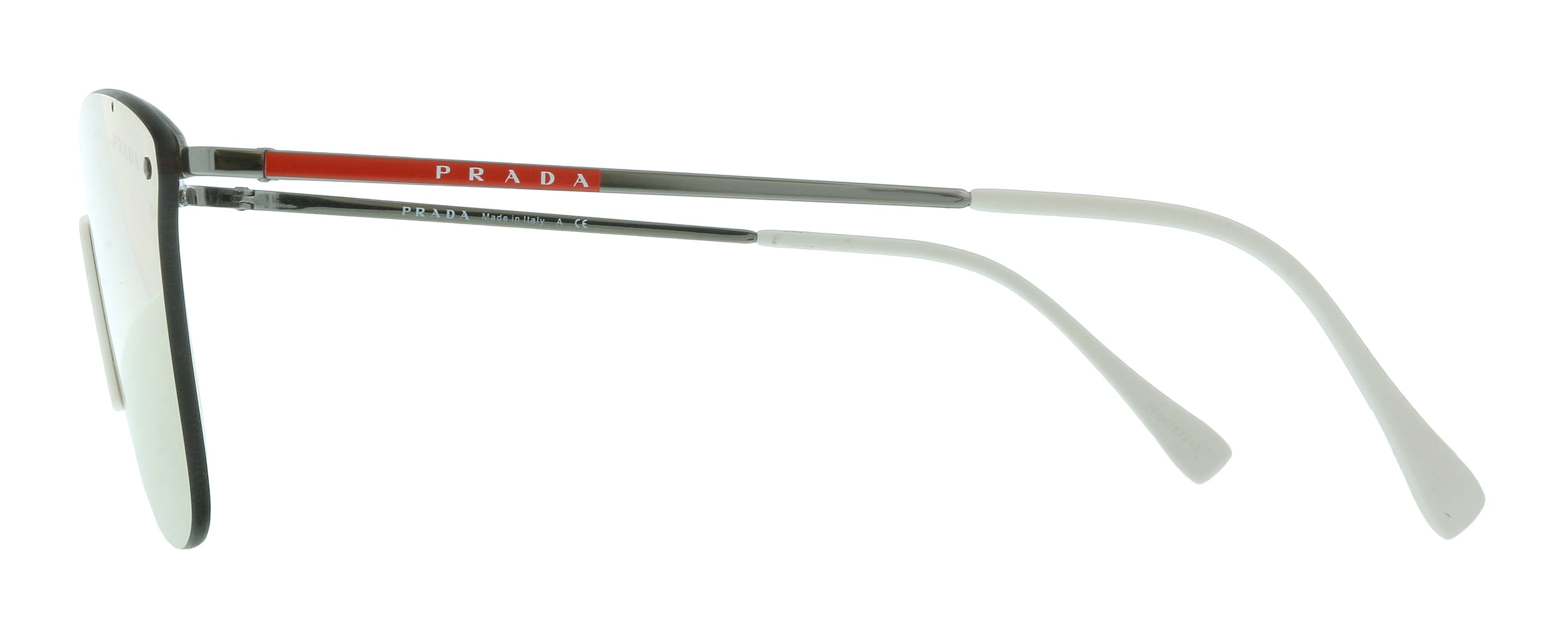 Prada Linea Rossa Ruthenium Square 0PS 52US 371HD0 Lifestyle Sunglasses