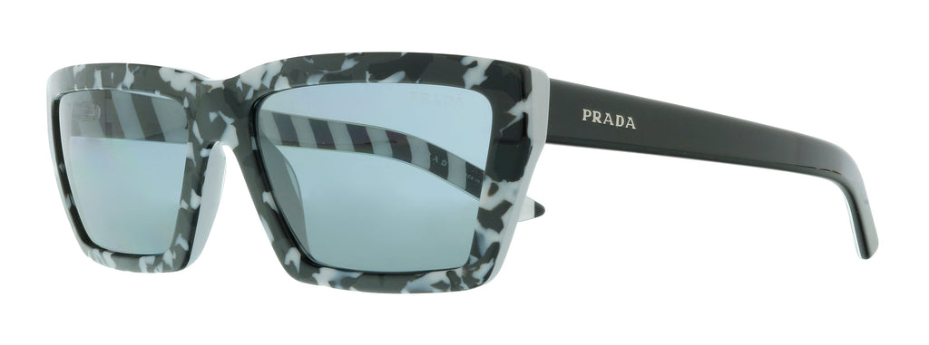 Prada Black White Havana Square 0PR 04VS 4433C2 Millenials Sunglasses