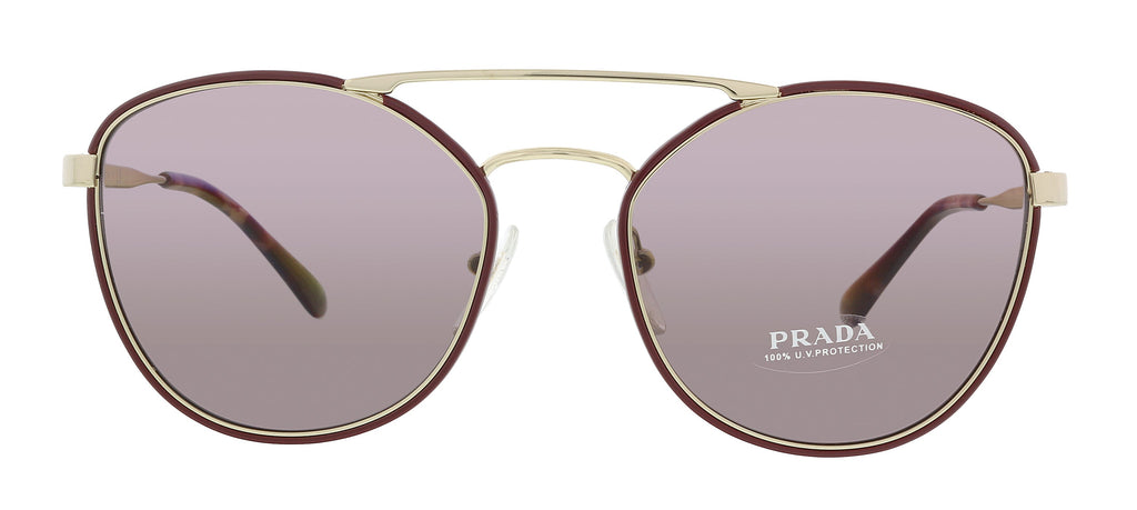 Prada Bordeaux Round 0PR 63TS VIY6X1 Sunglasses
