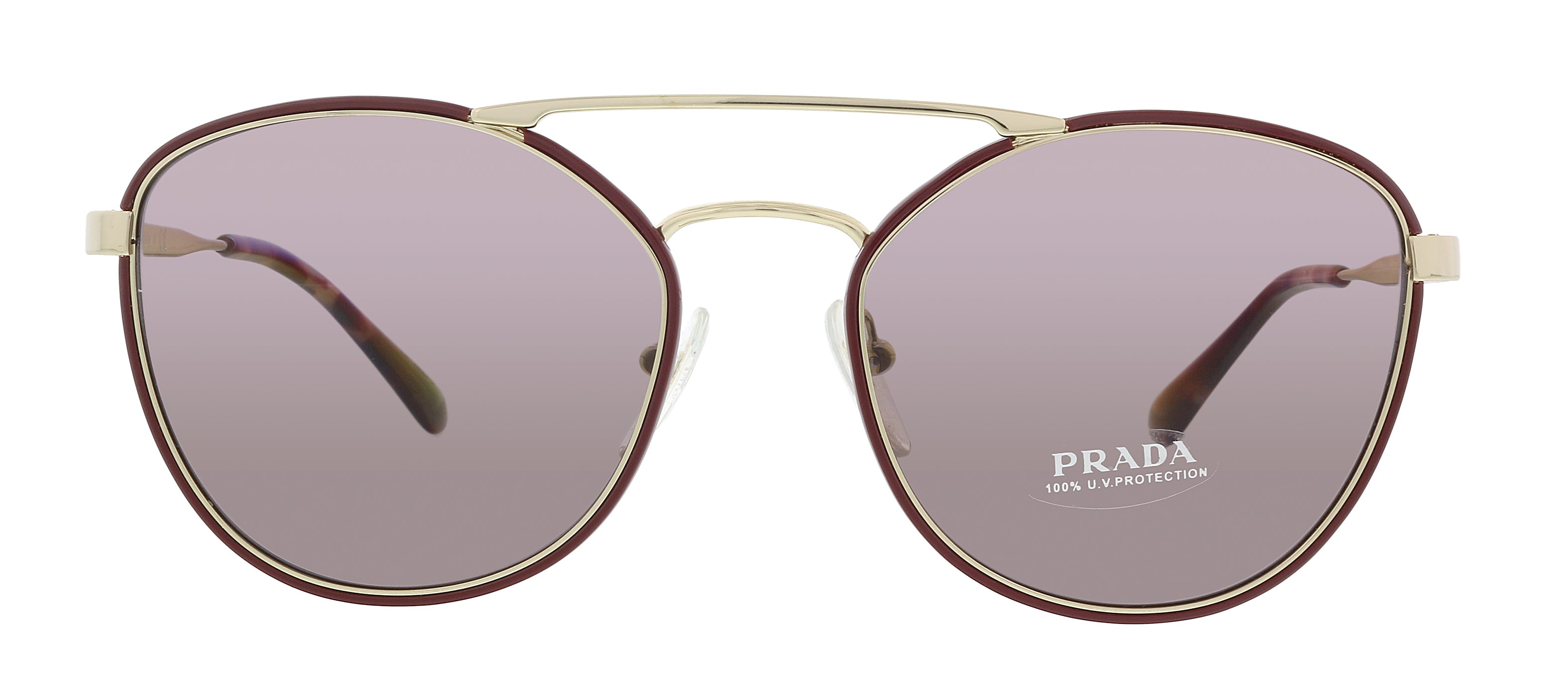 Prada Bordeaux Round 0PR 63TS VIY6X1 Sunglasses