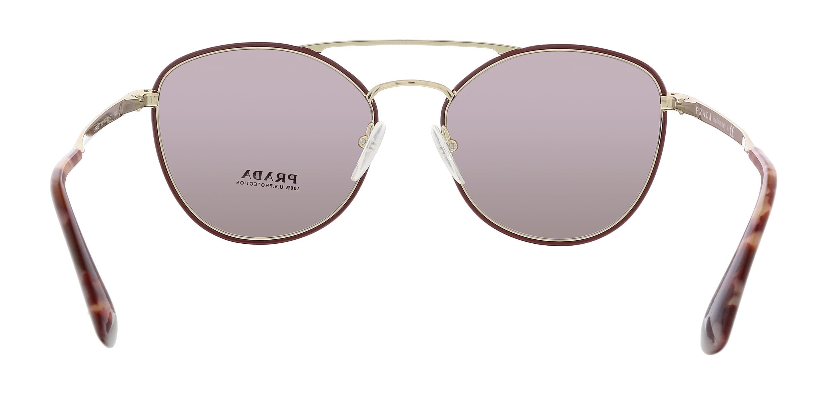 Prada Bordeaux Round 0PR 63TS VIY6X1 Sunglasses