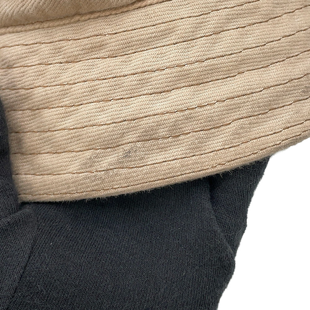 PRADA triangle logo bucket hat Size XL Beige2HC137 Cotton100%
