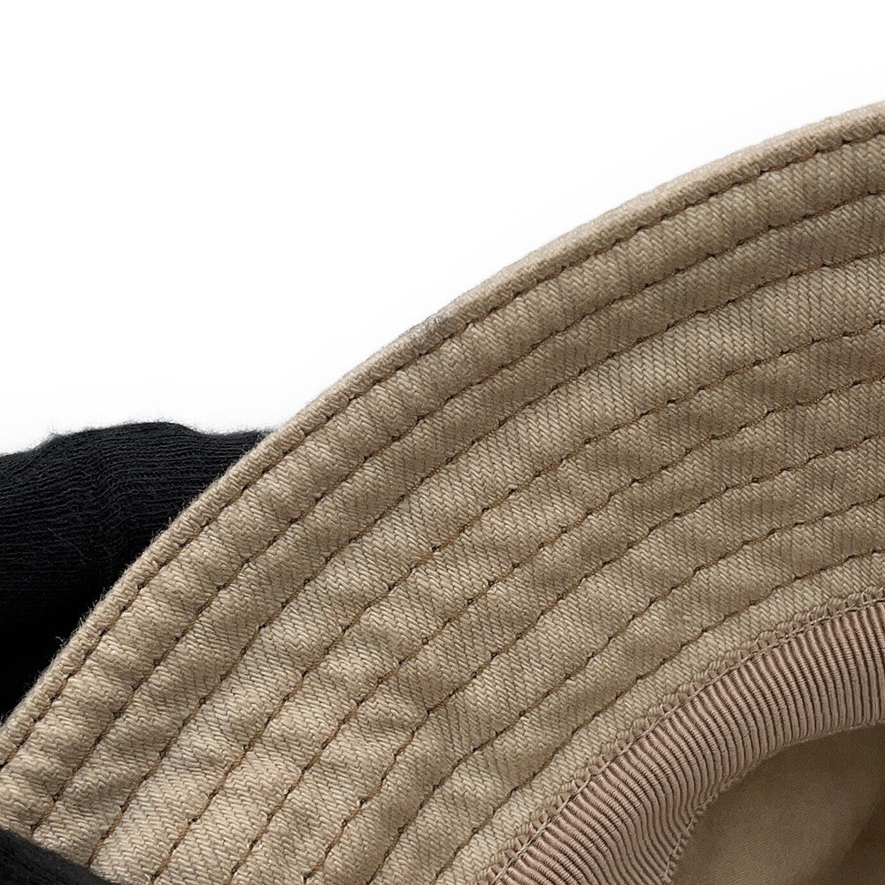PRADA triangle logo bucket hat Size XL Beige2HC137 Cotton100%