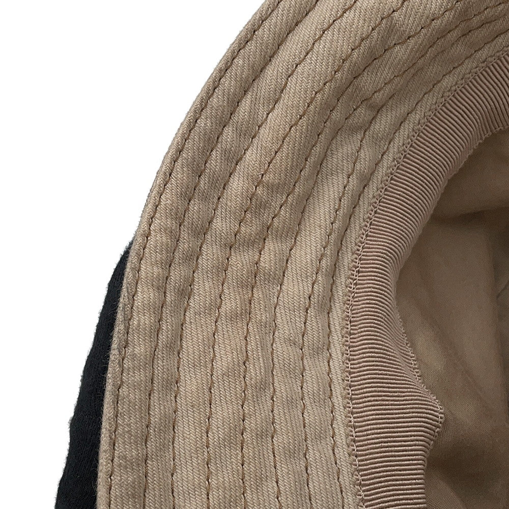 PRADA triangle logo bucket hat Size XL Beige2HC137 Cotton100%